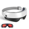 Eye Massager with Heat Air Compression & Vibration Voice Control 4 Massage Modes Wireless Music Playback Foldable Eye Massage Mask with Adjustable Int